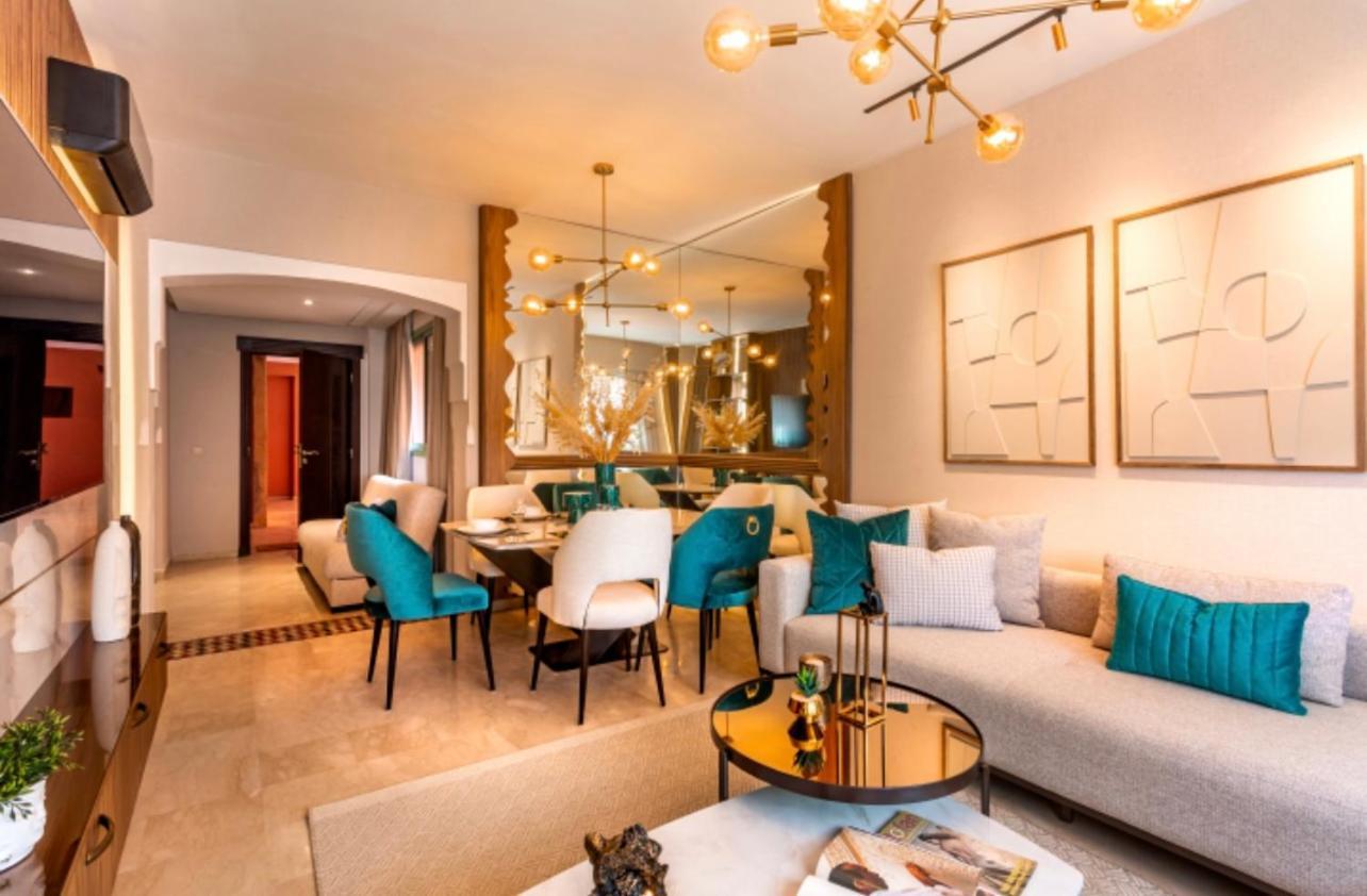Logement De Luxe Avec Piscine, Hivernage Marraquexe Exterior foto
